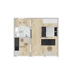 Helles Design-Appartement an der Messe